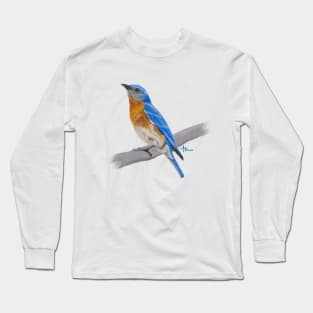 Eastern Bluebird Long Sleeve T-Shirt